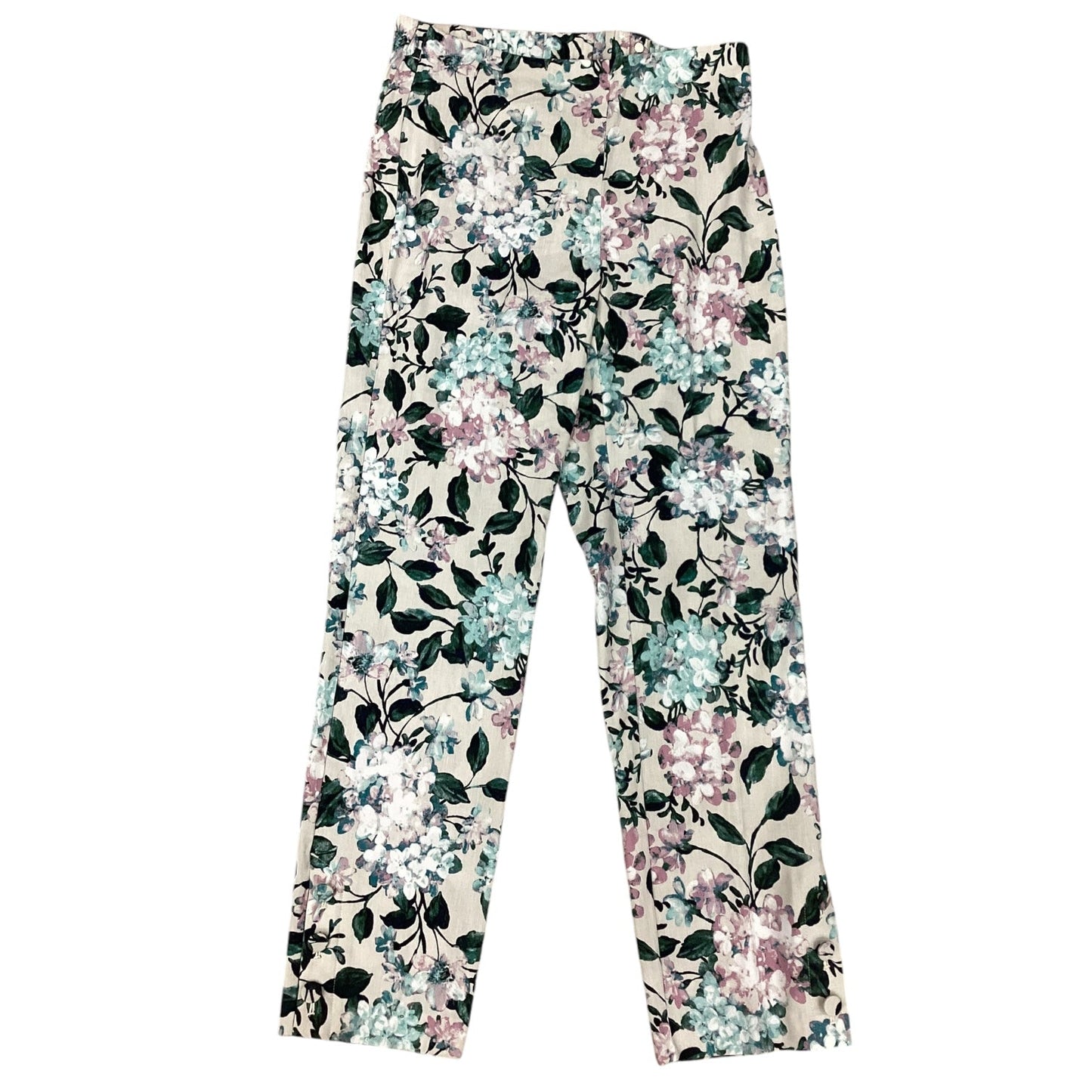 Pants Linen By J Jill In Floral, Size: S