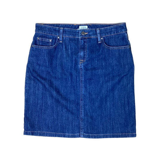 Skirt Mini & Short By L.l. Bean In Blue Denim, Size: 6