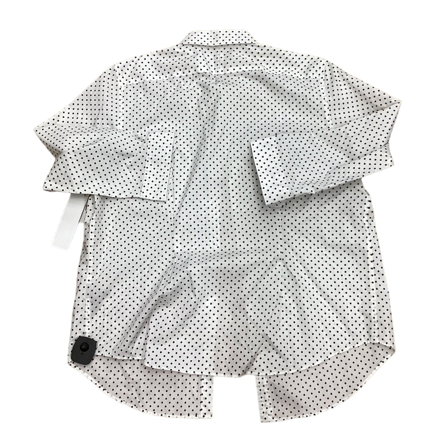 Polkadot Pattern Top Long Sleeve Lauren By Ralph Lauren, Size Xl
