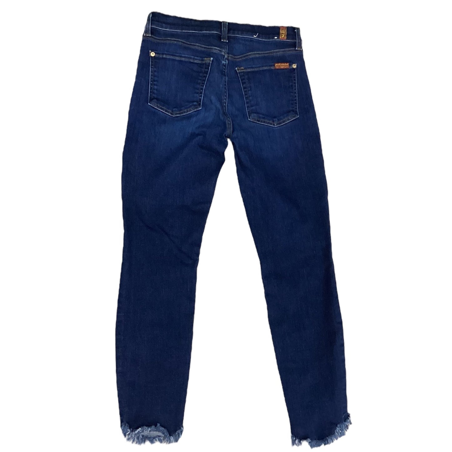 Jeans Designer By 7 For All Mankind In Blue Denim, Size: 6