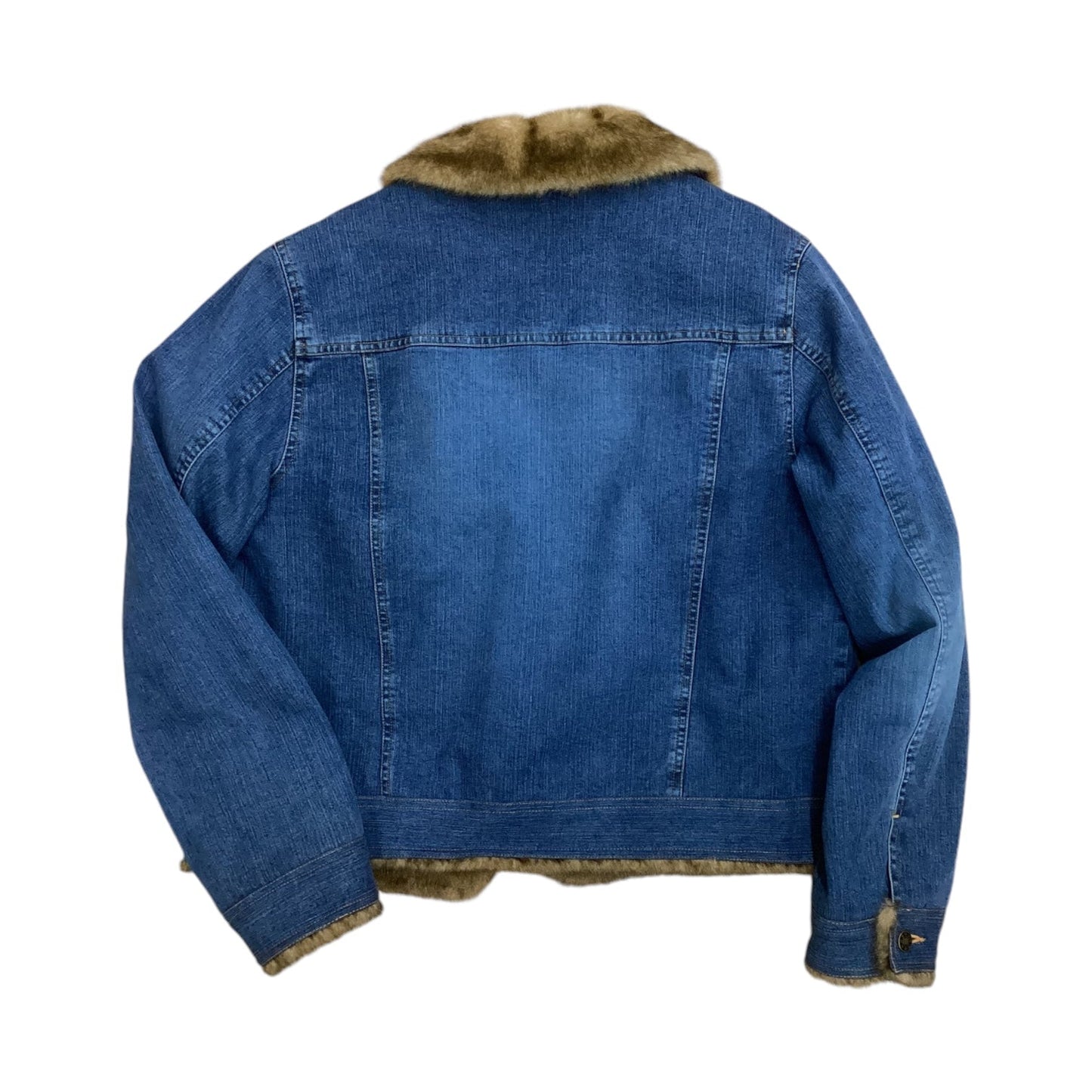 Jacket Denim By Marvin Richards In Blue Denim, Size: M