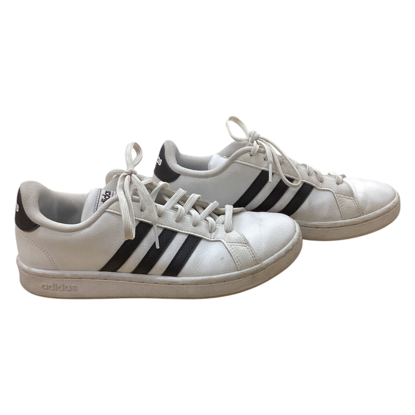 Shoes Athletic By Adidas In Black & White, Size: 8