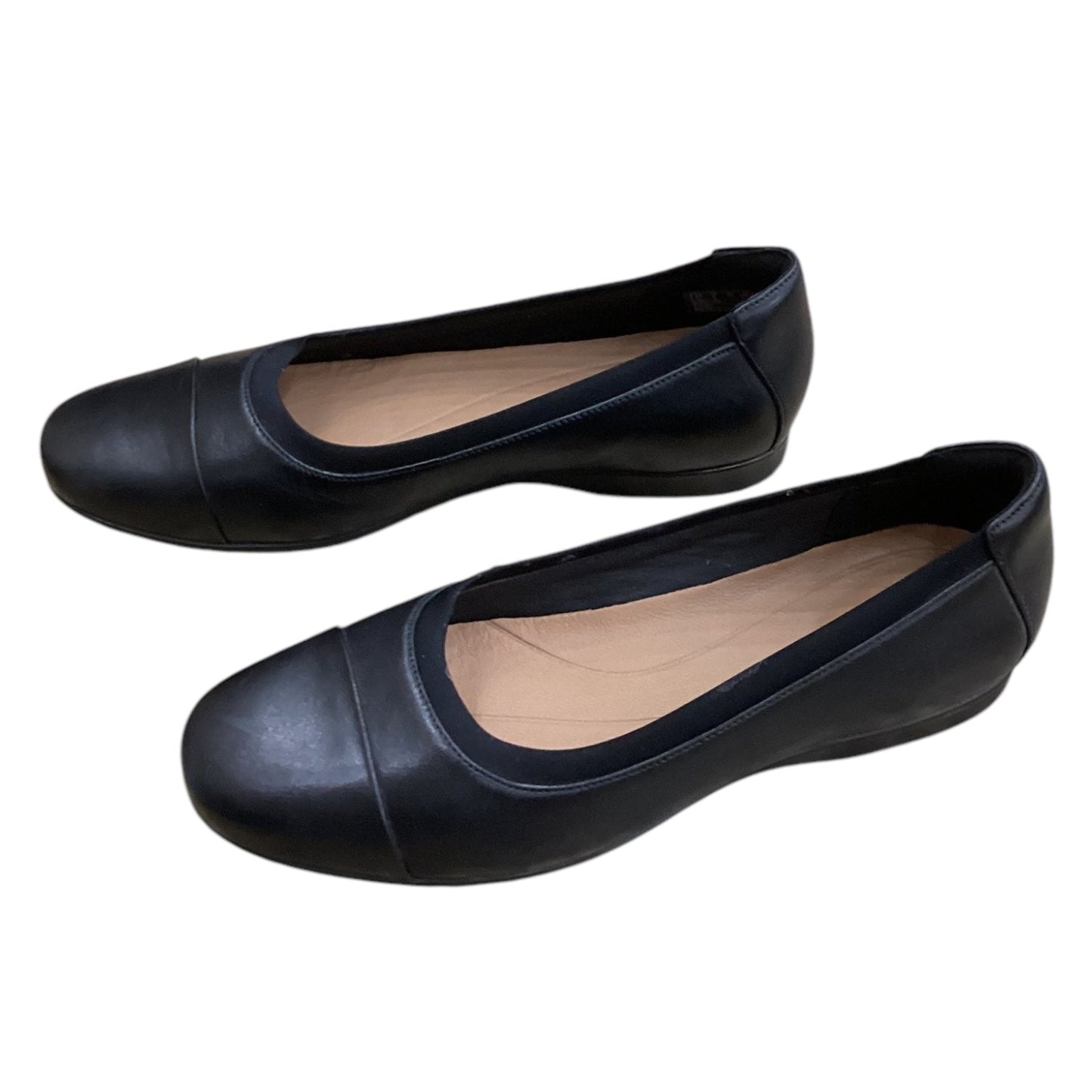 Shoes Flats By Clarks In Black, Size: 9