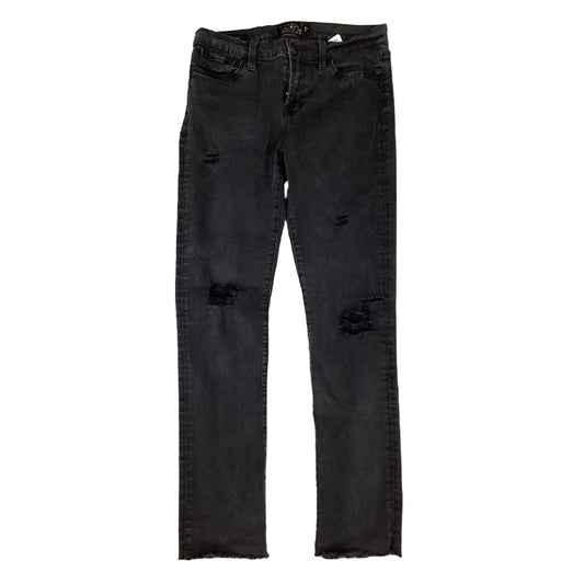 Jeans Skinny By Lucky Brand In Black Denim, Size: 8