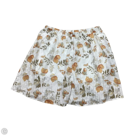 Skirt Mini & Short By Shein In Floral Print, Size: M