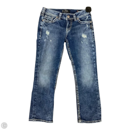 Jeans Straight By Silver In Blue Denim, Size: 6