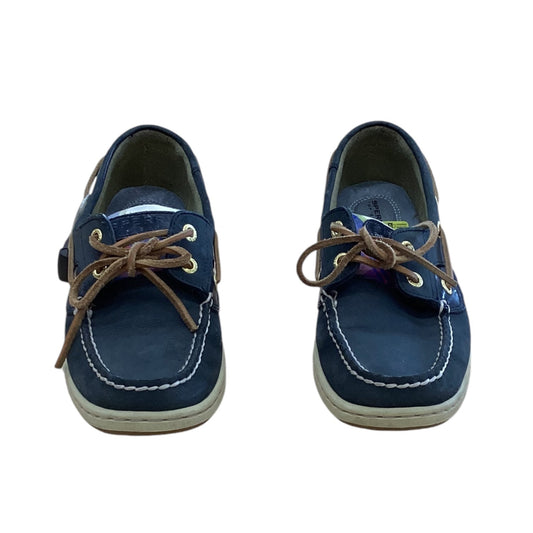 Shoes Athletic By Sperry In Grey & Tan, Size: 6.5