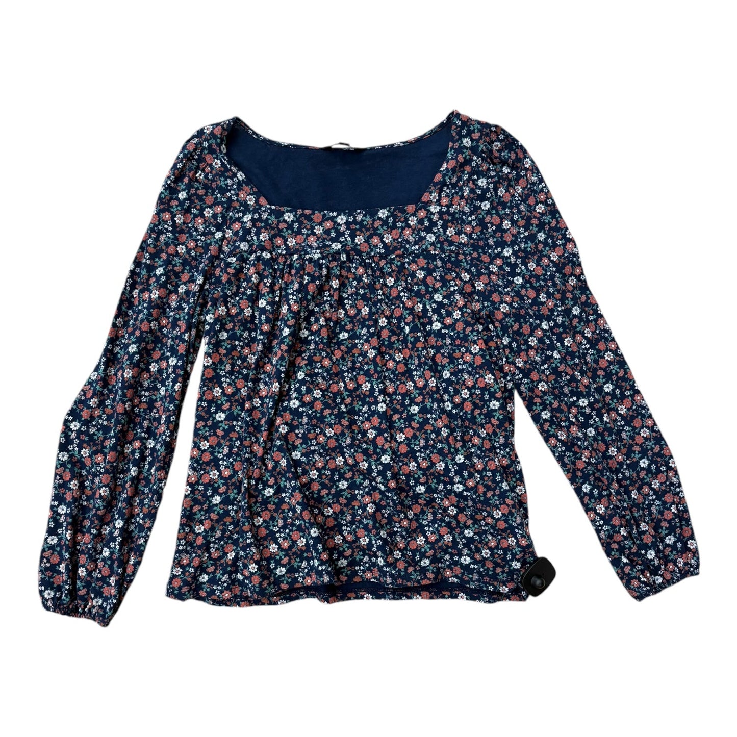 Top Long Sleeve By Lucky Brand In Floral Print, Size: M