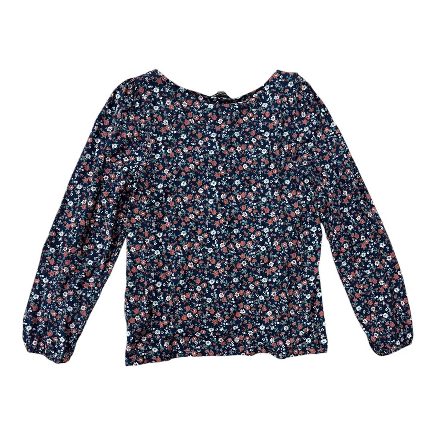 Top Long Sleeve By Lucky Brand In Floral Print, Size: M