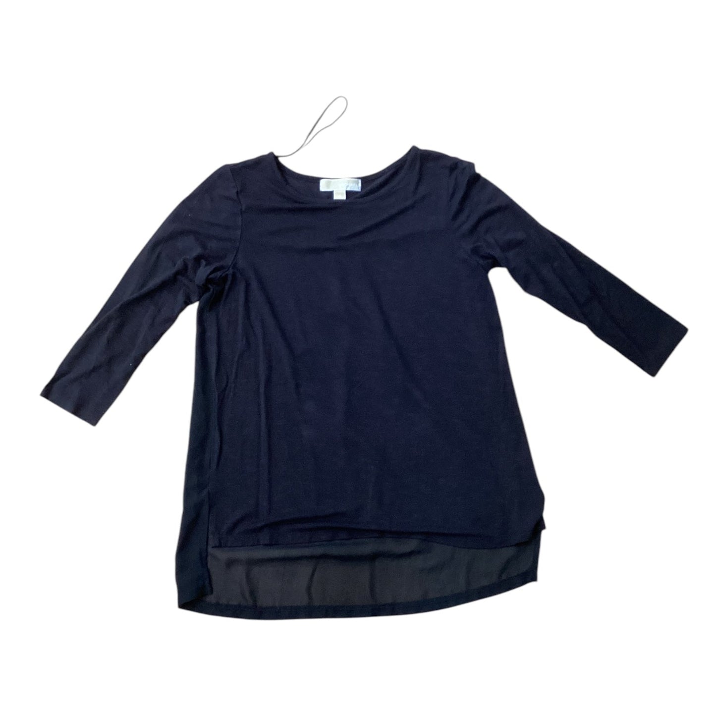 Top 3/4 Sleeve By Michael Kors In Black, Size: S