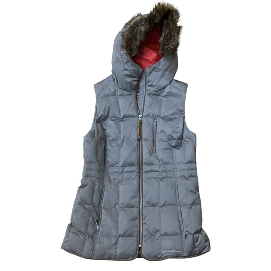 Vest Puffer & Quilted By Eddie Bauer In Beige, Size: Xs