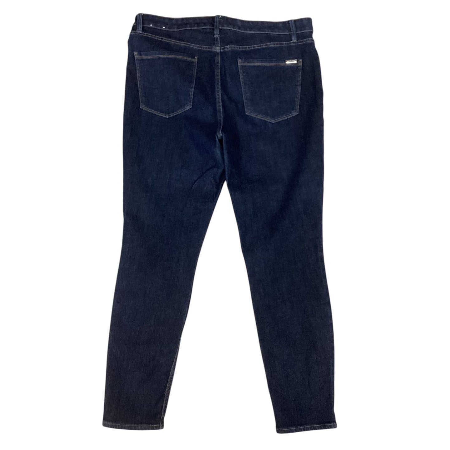 Jeans Straight By White House Black Market In Blue Denim, Size: 14