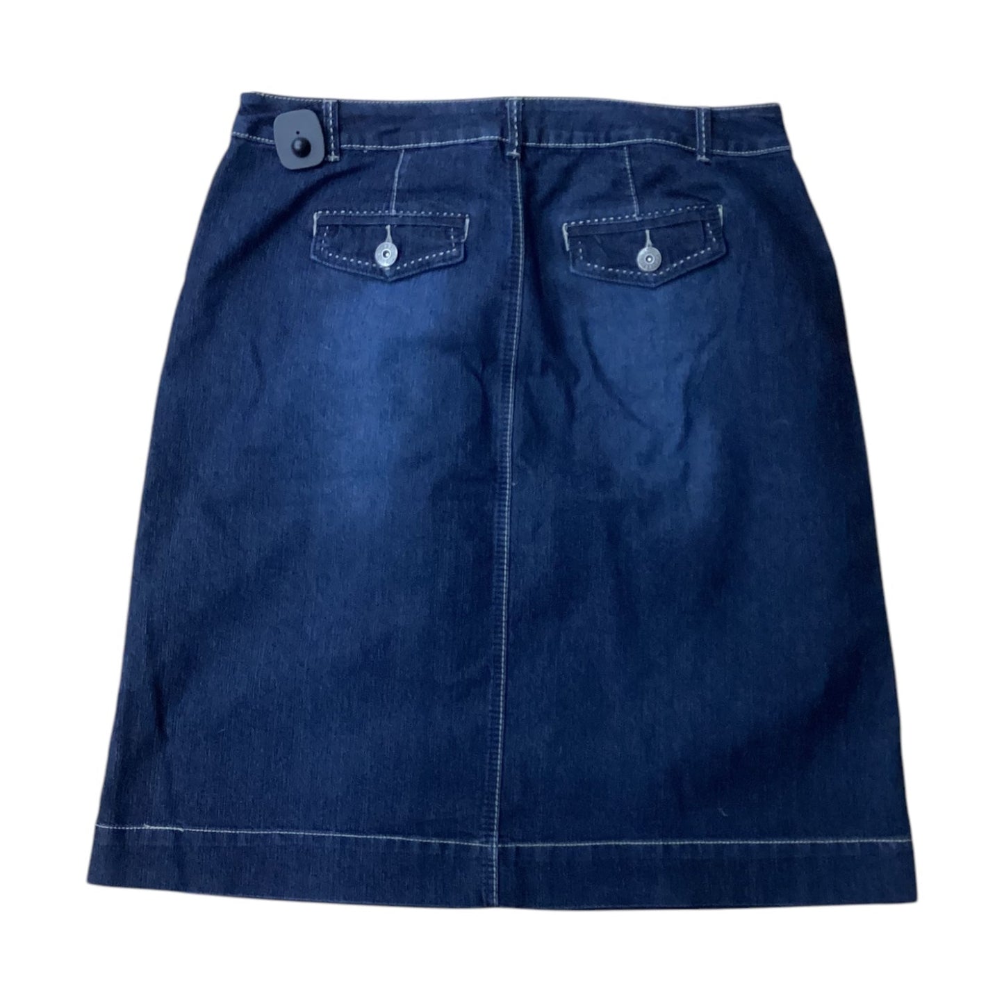 Skirt Mini & Short By Cj Banks In Blue Denim, Size: 16