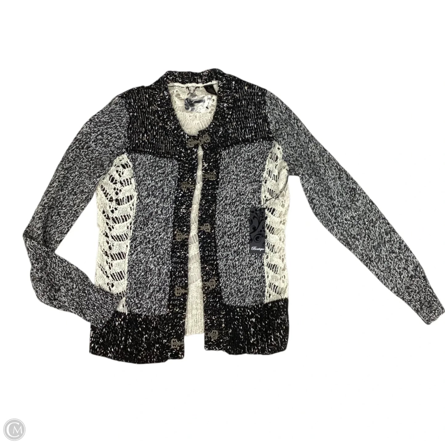 Cardigan By Bke In Black & Brown, Size: M