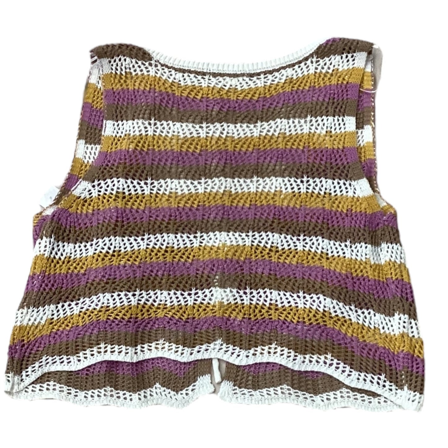 Sweater By Ultra Flirt In Striped Pattern, Size: 1x