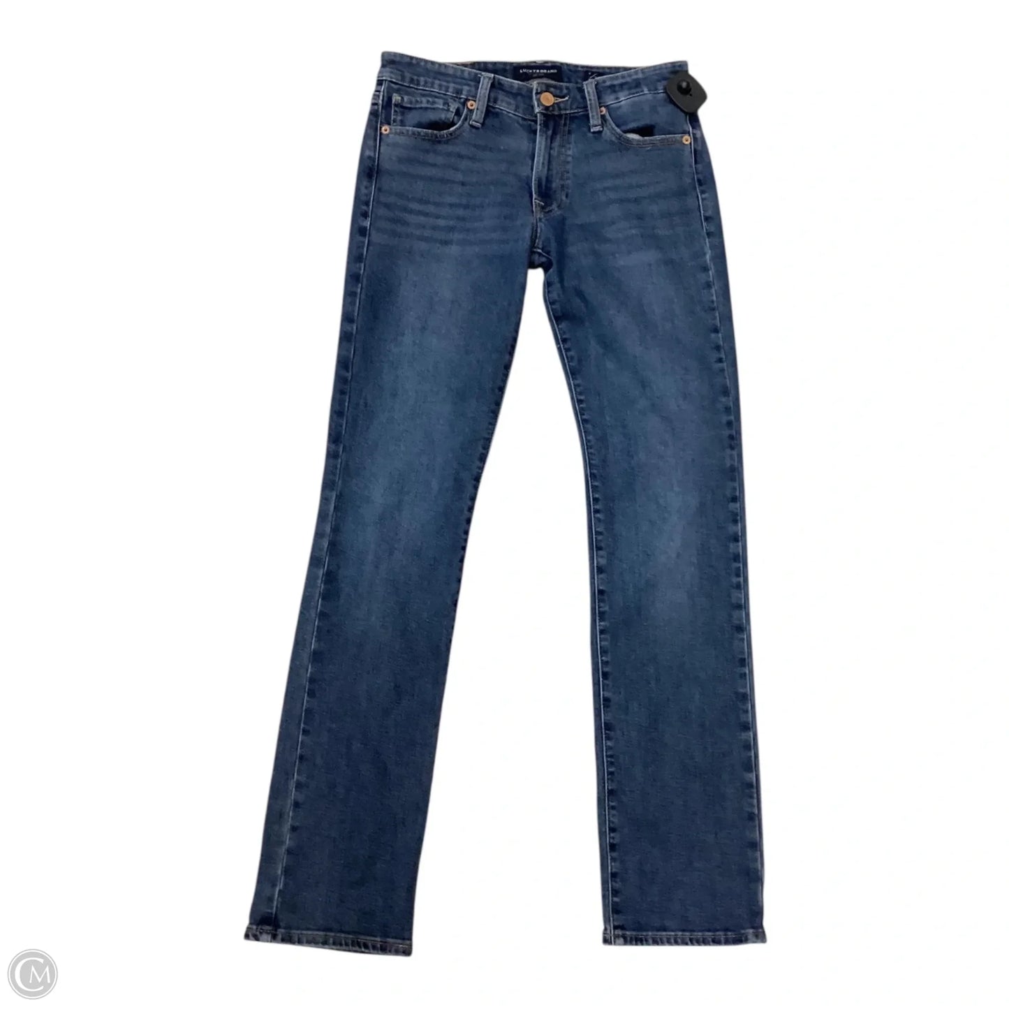 Jeans Straight By Lucky Brand In Blue Denim, Size: 2