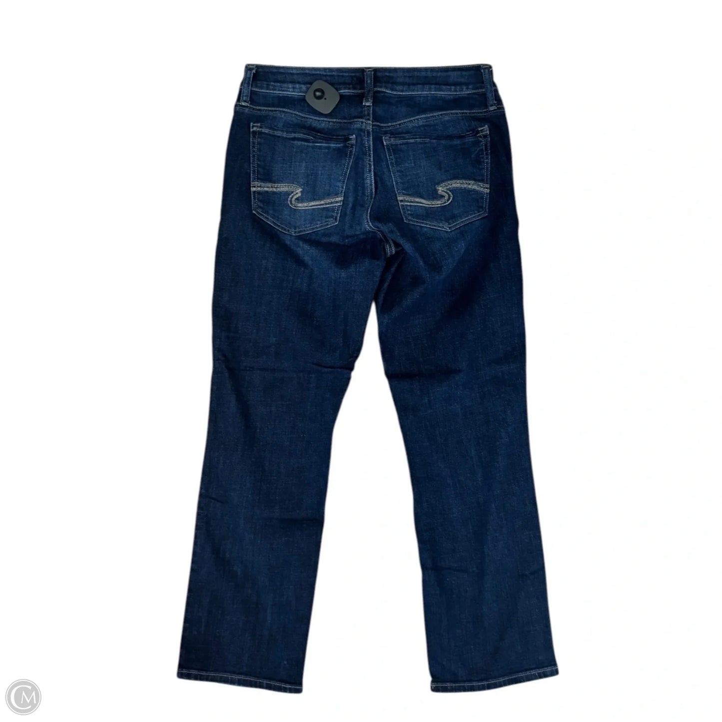 Jeans Cropped By Silver In Blue Denim, Size: 4