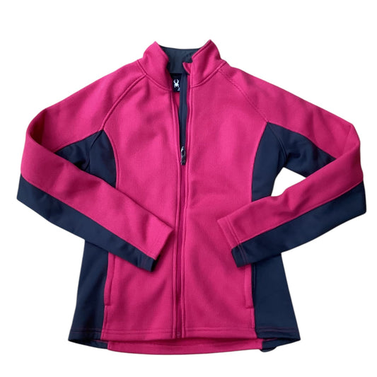 Athletic Jacket By Spyder In Pink, Size: M