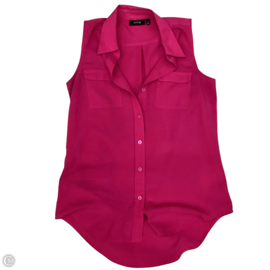 Blouse Sleeveless By Apt 9 In Pink, Size: Xs