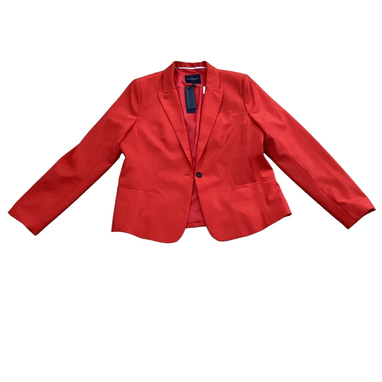 Blazer By Banana Republic In Red, Size: 14