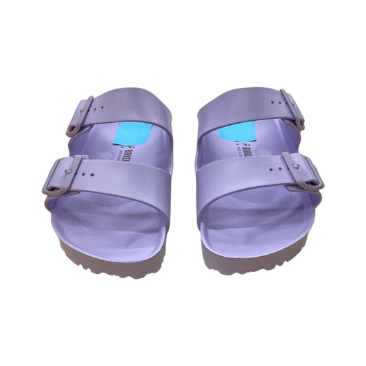 Sandals Designer By Birkenstock In Purple, Size: 9