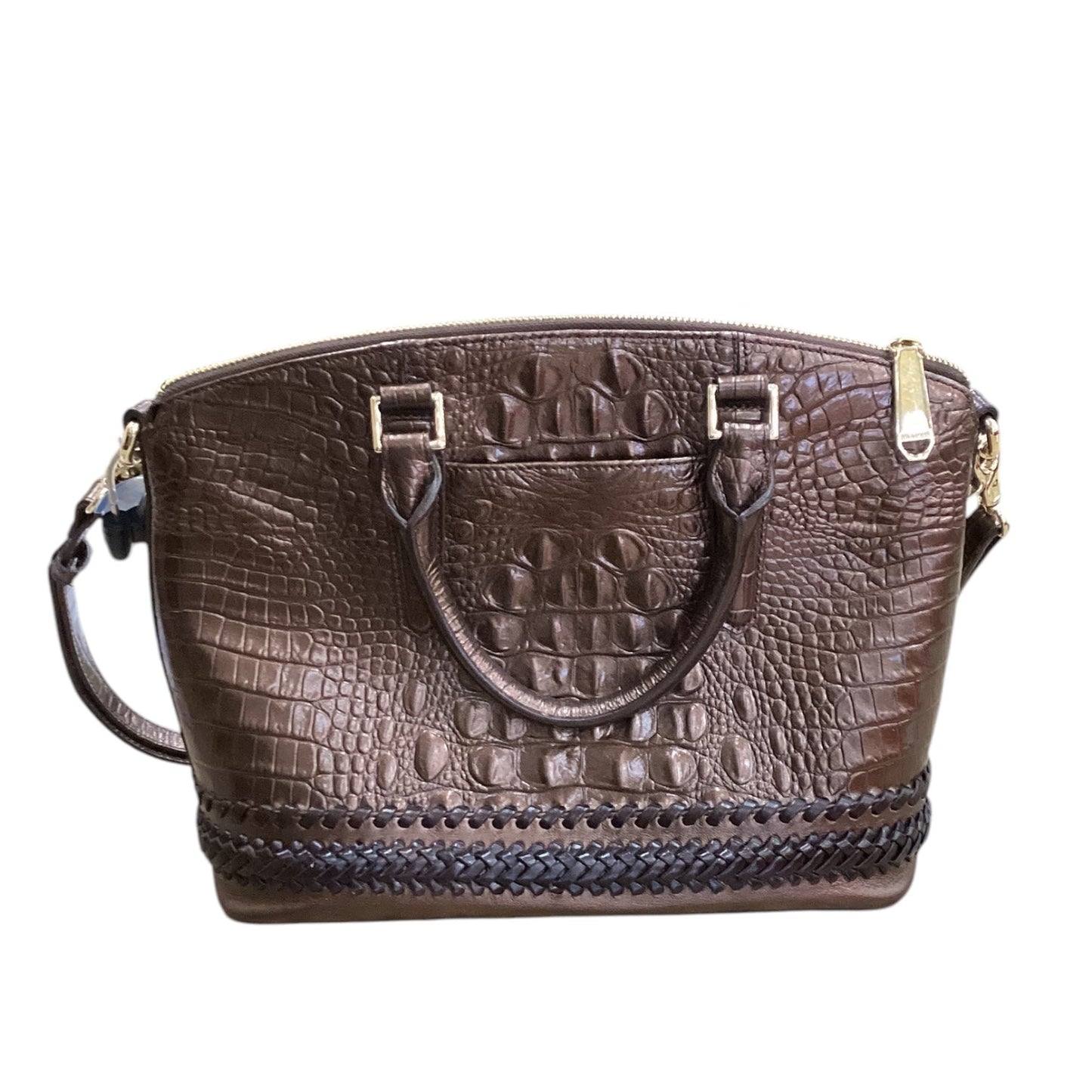 Handbag Designer By Brahmin, Size: Large