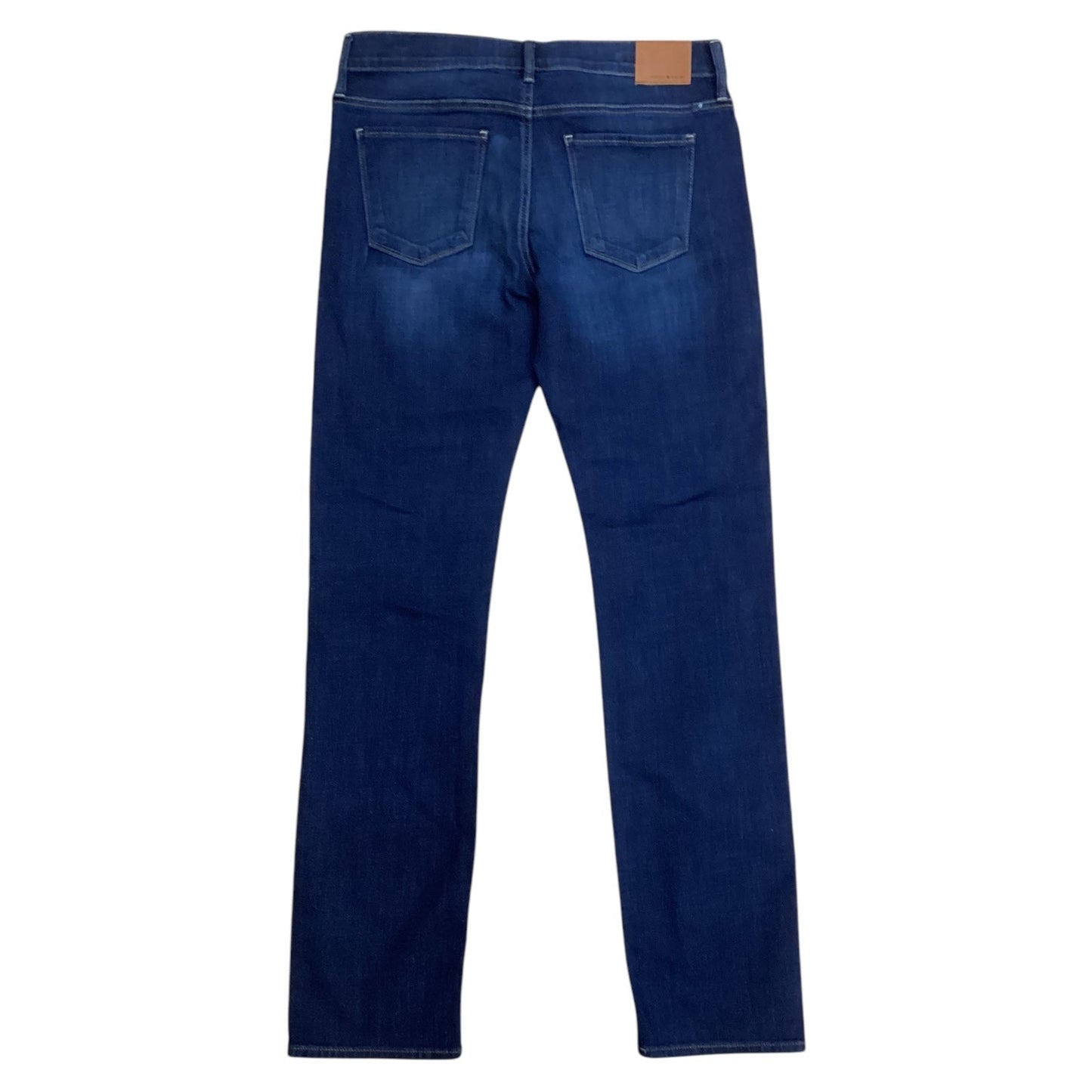 Jeans Straight By Lucky Brand In Blue Denim, Size: 10