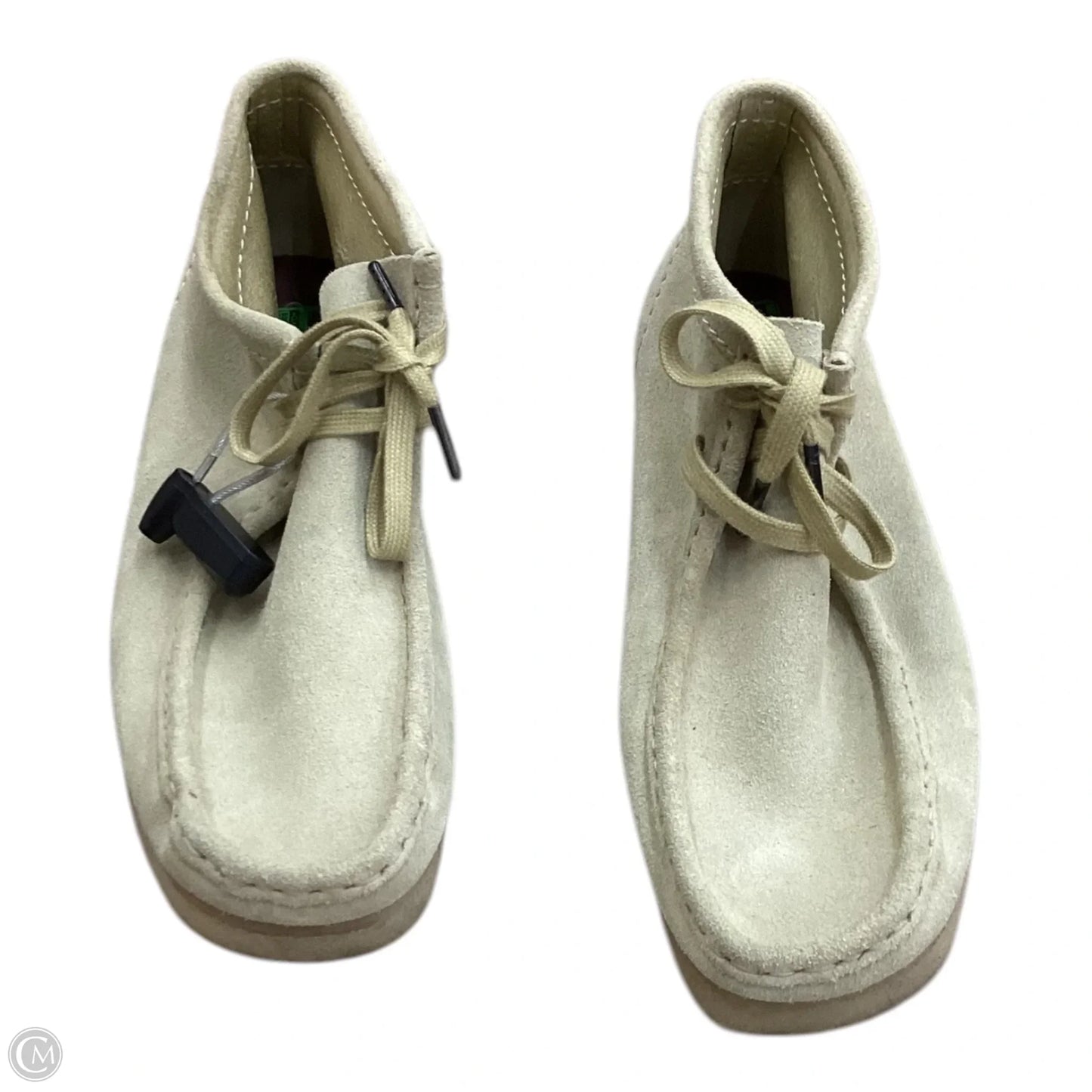 Boots Ankle Flats By Clarks In Tan, Size: 10