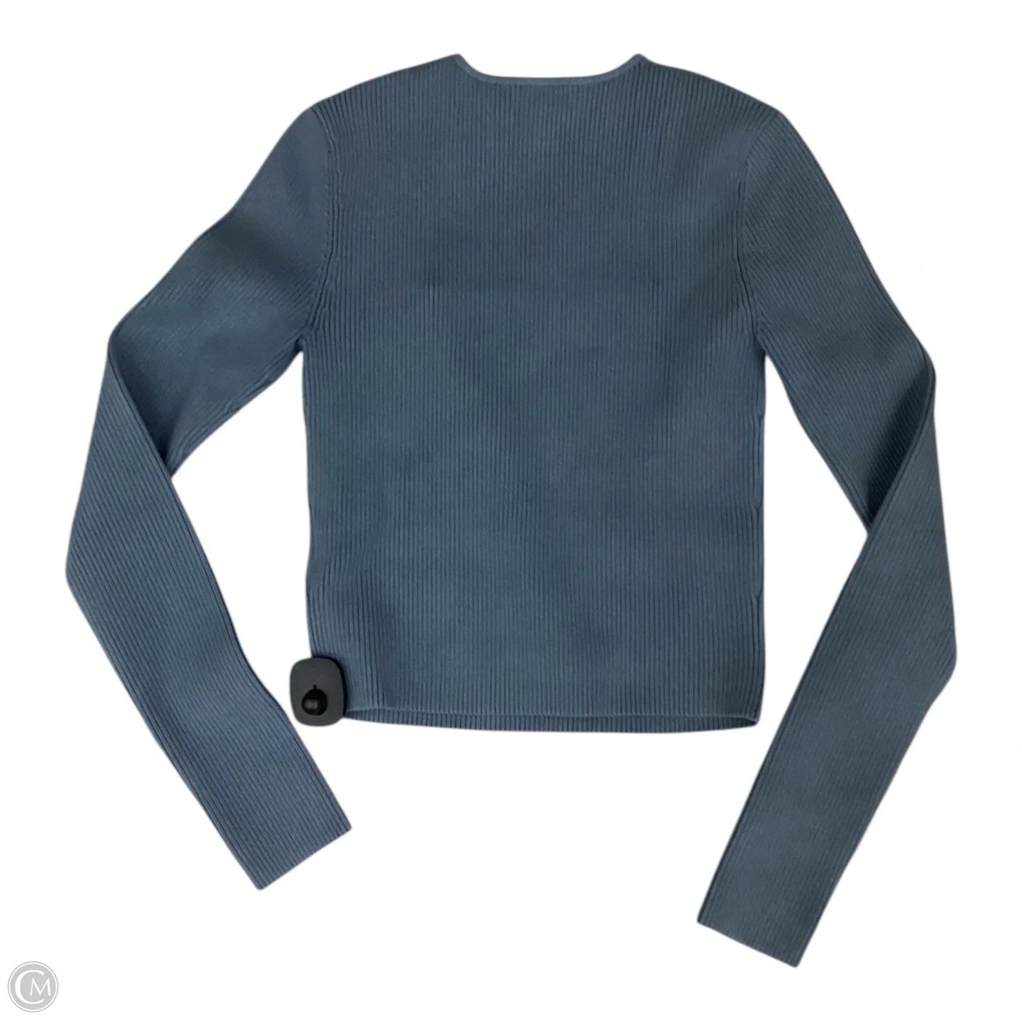 Top Long Sleeve By Open Edit In Teal, Size: S