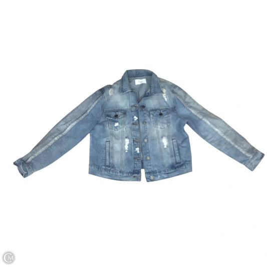 Jacket Denim By Kancan In Blue, Size: S