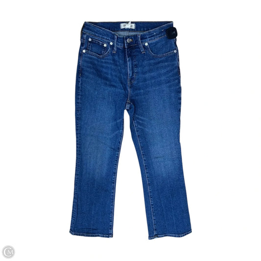 Jeans Straight By Madewell In Blue Denim, Size: 4