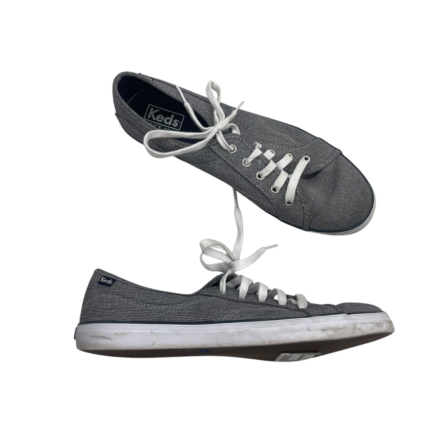 Shoes Flats By Keds In Grey, Size:10