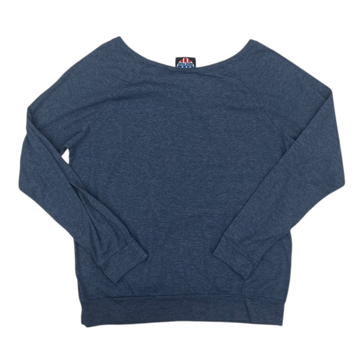 Athletic Top Ls Crewneck By Junk Food In Navy, Size:Xl