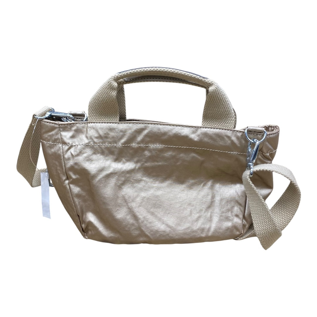 Handbag By Kipling In Gold, Size:Small