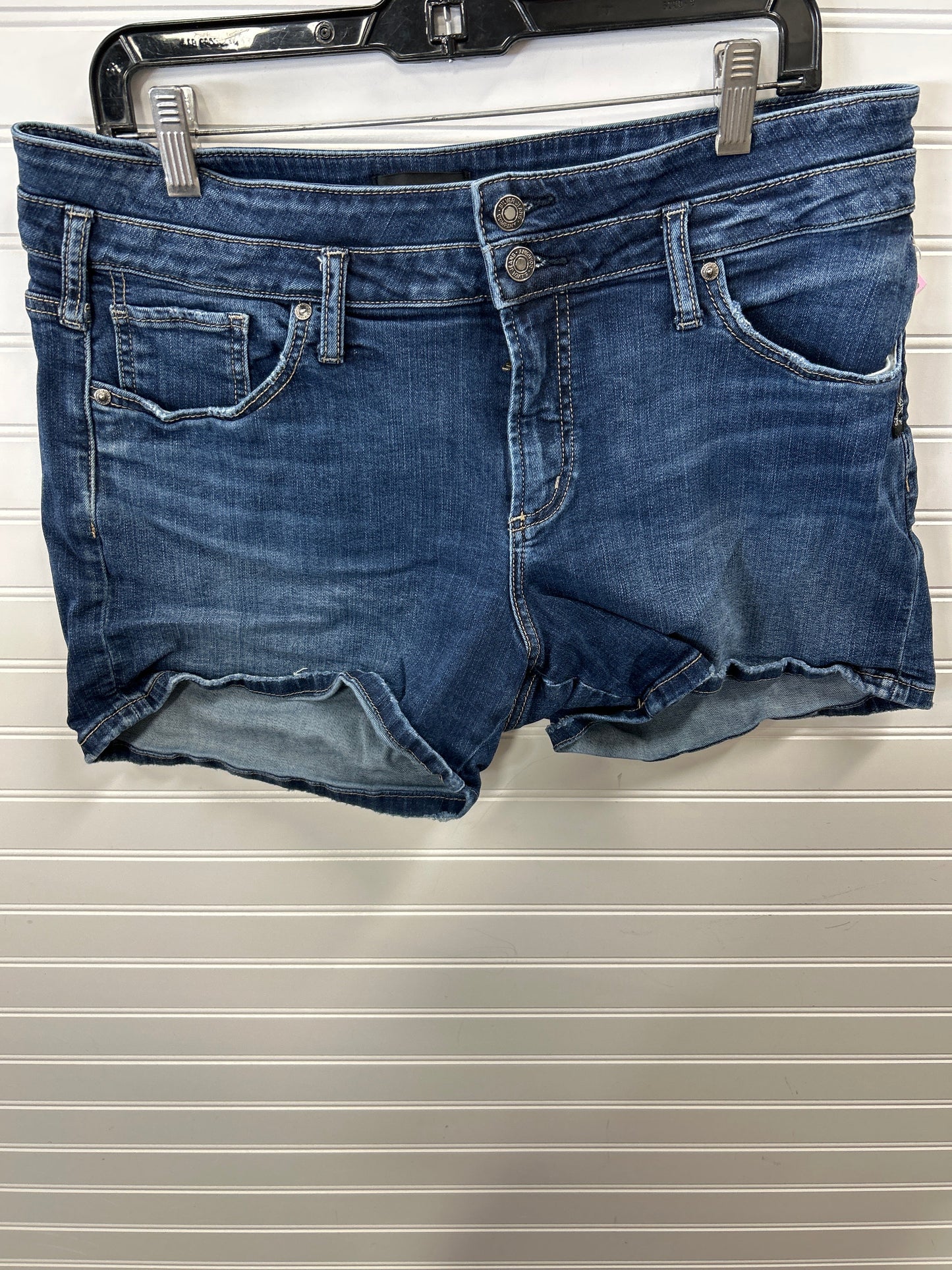 Shorts By Silver In Blue Denim, Size:14