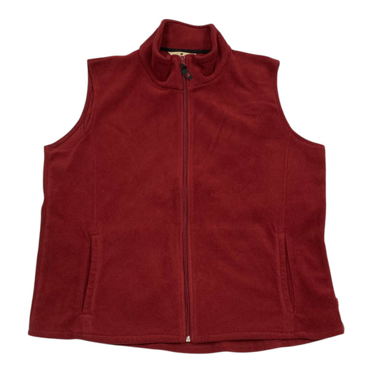 Vest Fleece By Woolrich In Red, Size:Xl