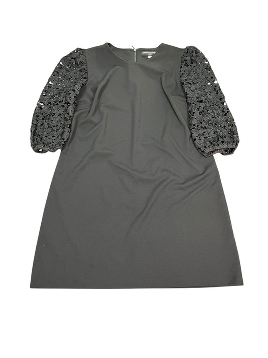 Dress Designer By Karl Lagerfeld In Black, Size:Xl