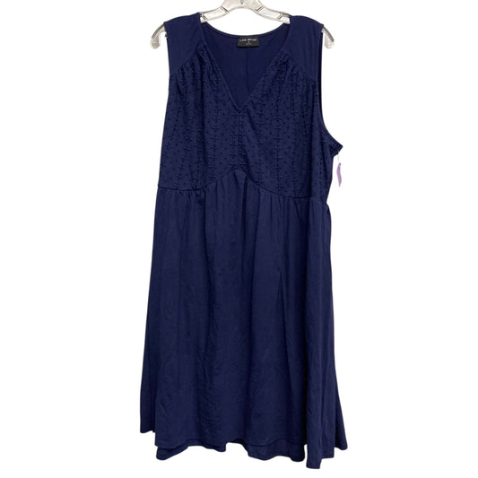 Dress Casual Short By Lane Bryant In Blue, Size:2X