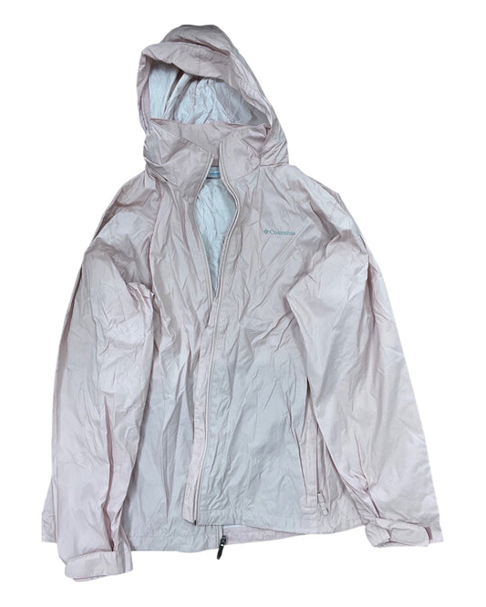 Jacket Windbreaker By Columbia In Pink, Size:3X