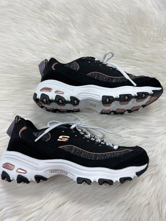 Shoes Athletic By Skechers In Black, Size:8 NEW