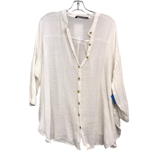 Top Ls By Zara In White, Size:S