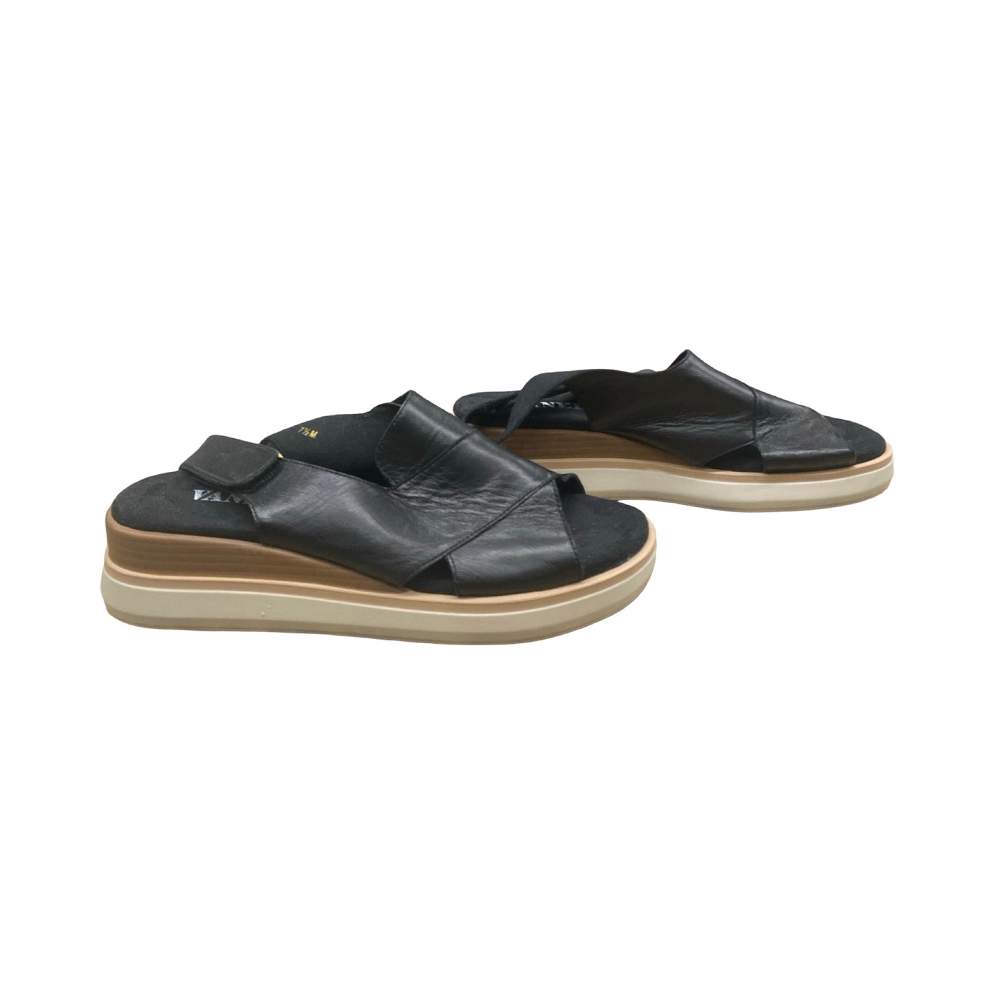 Sandals Flats By Vaneli In Black, Size:7.5