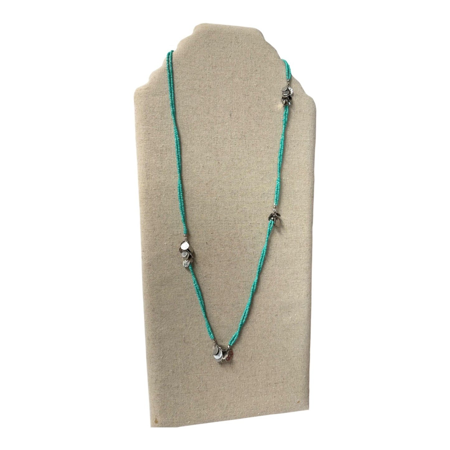 Necklace Other By Loft In Teal