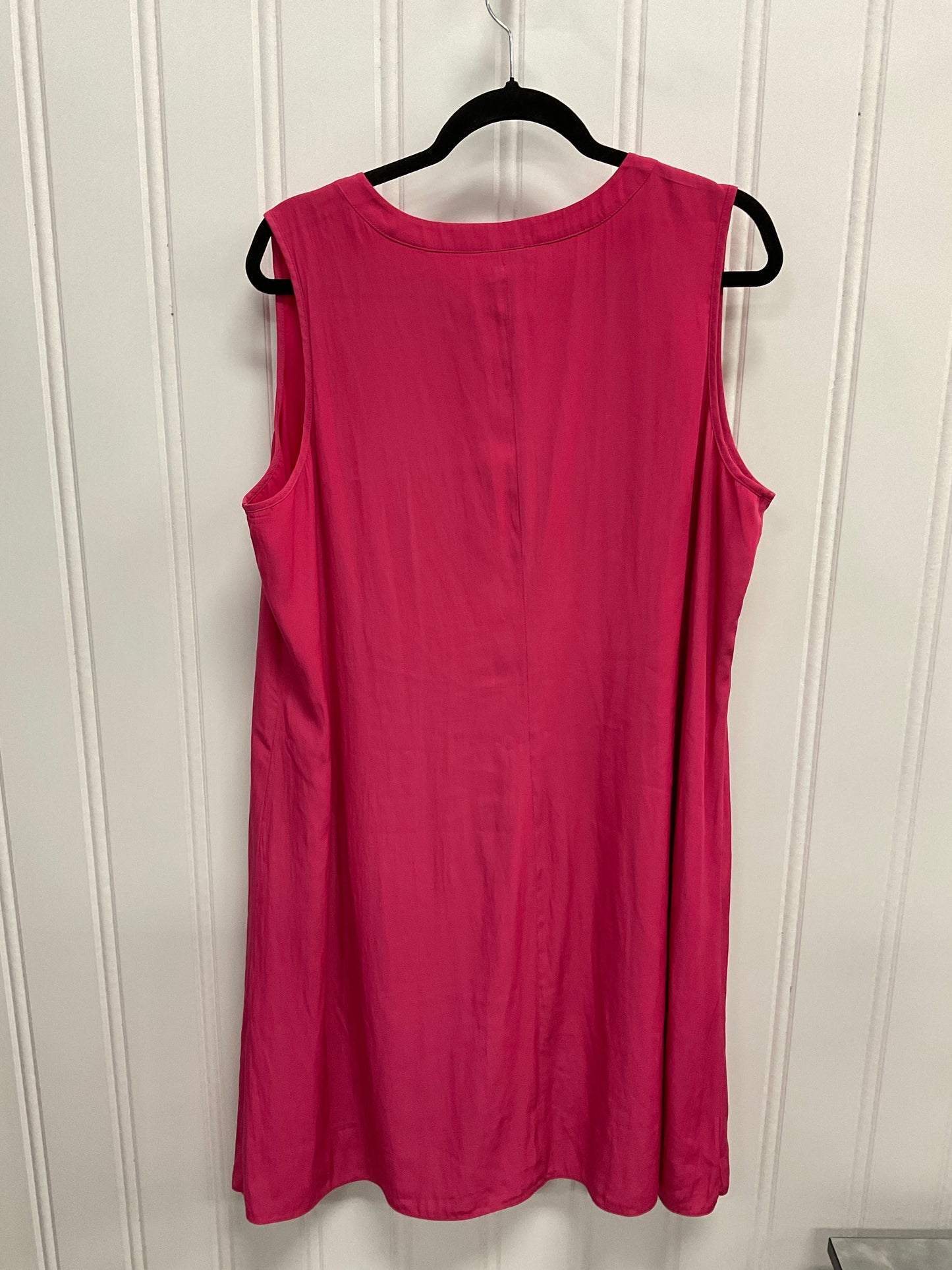 Dress Casual Midi By Chicos In Pink, Size:Xl