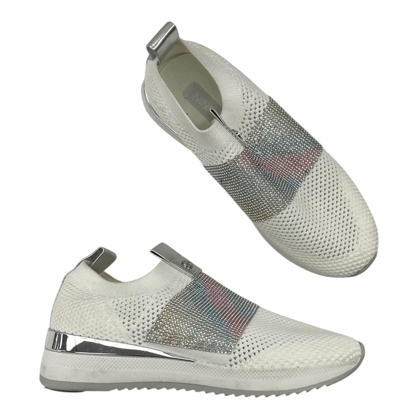 Shoes Sneakers By Nine West In Cream, Size:5