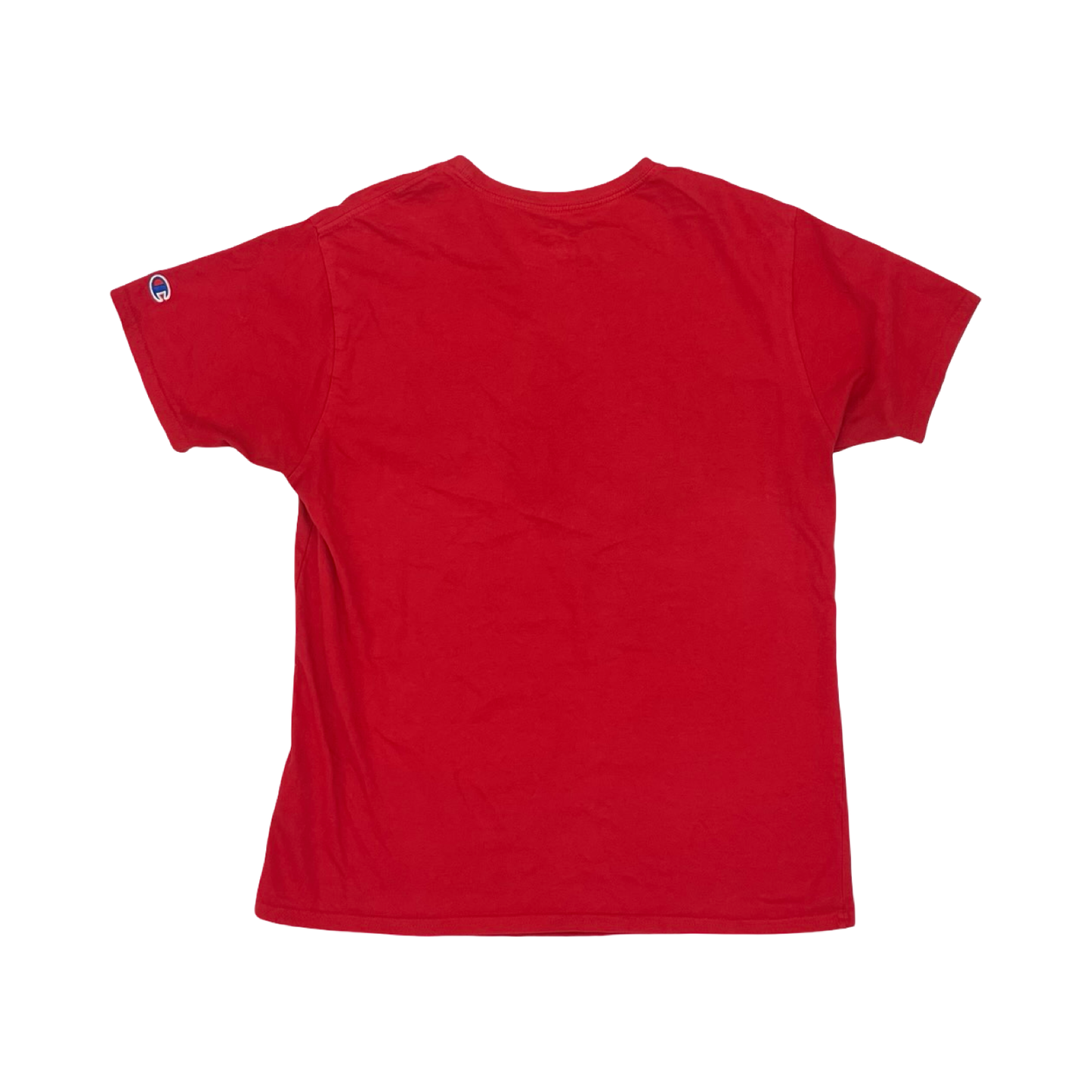 Athletic Top Ss By Champion In Red, Size:L