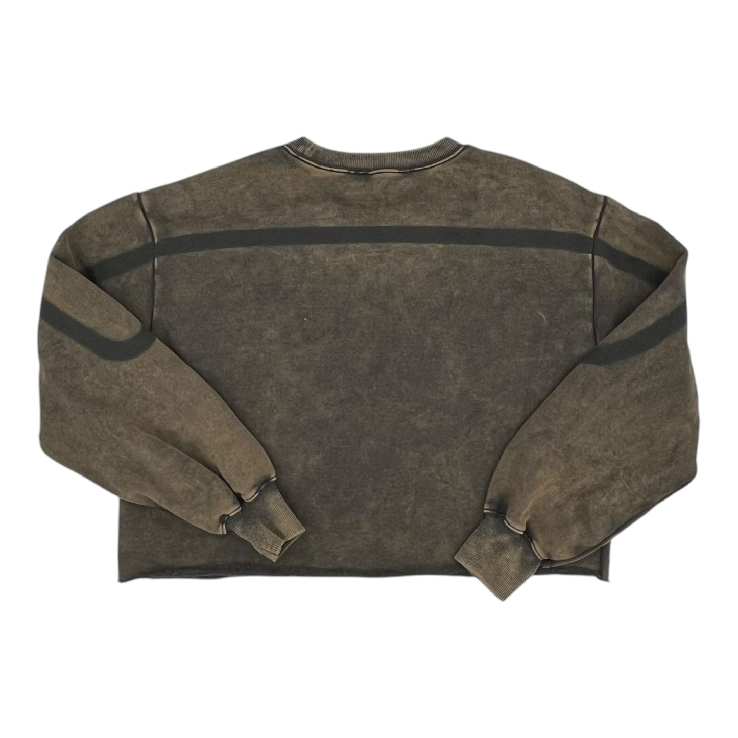 Sweatshirt Crewneck By Clothes Mentor In Brown, Size:L