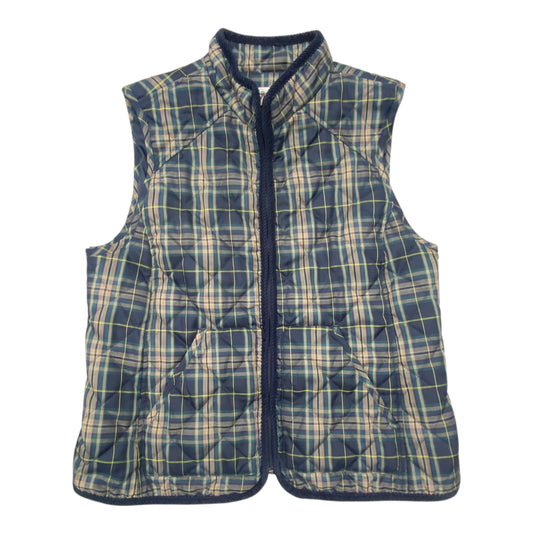 Vest Puffer & Quilted By Croft And Barrow In Plaid Pattern, Size:Xl