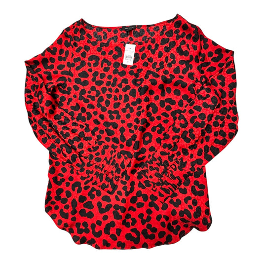 Top Ls By Ann Taylor In Animal Print, Size:M