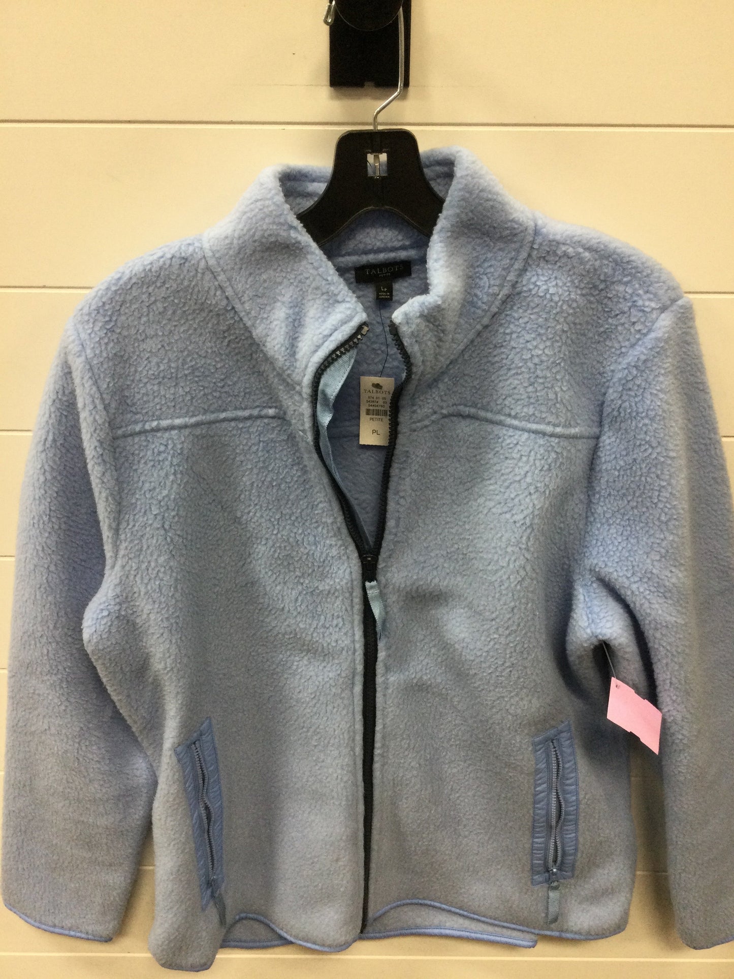 Jacket Fleece By Talbots In Blue, Size:22Womens
